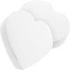 VILLCASE 2pcs Heart Shaped Cake Model, Cake Form Wedding Cake Du-mmy Practice Cake Modelling Photo Prop Ornament for Birthday, Wedding Display