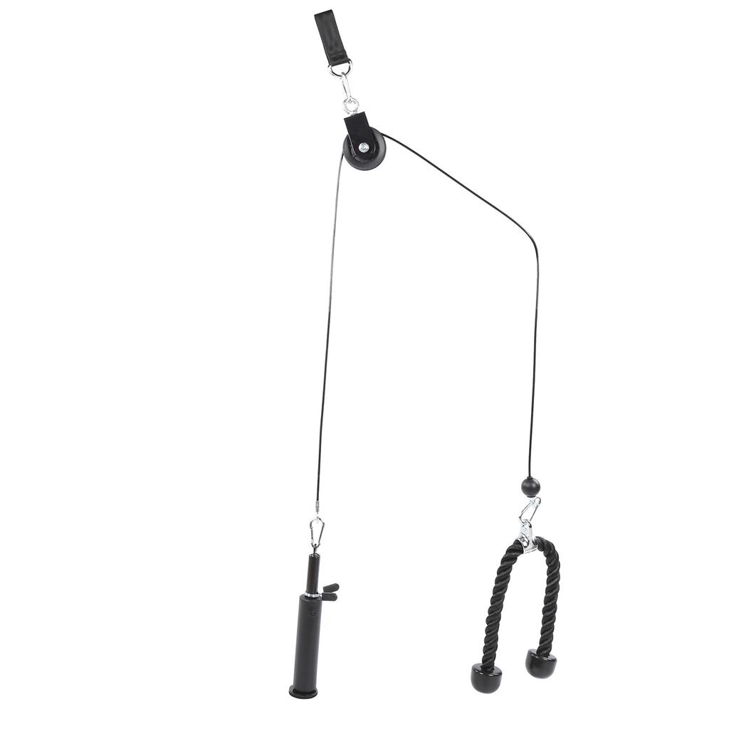 DIY Fitness Equipment Set Pulley Double End Pull Strap Arm Power Triceps Strength Training