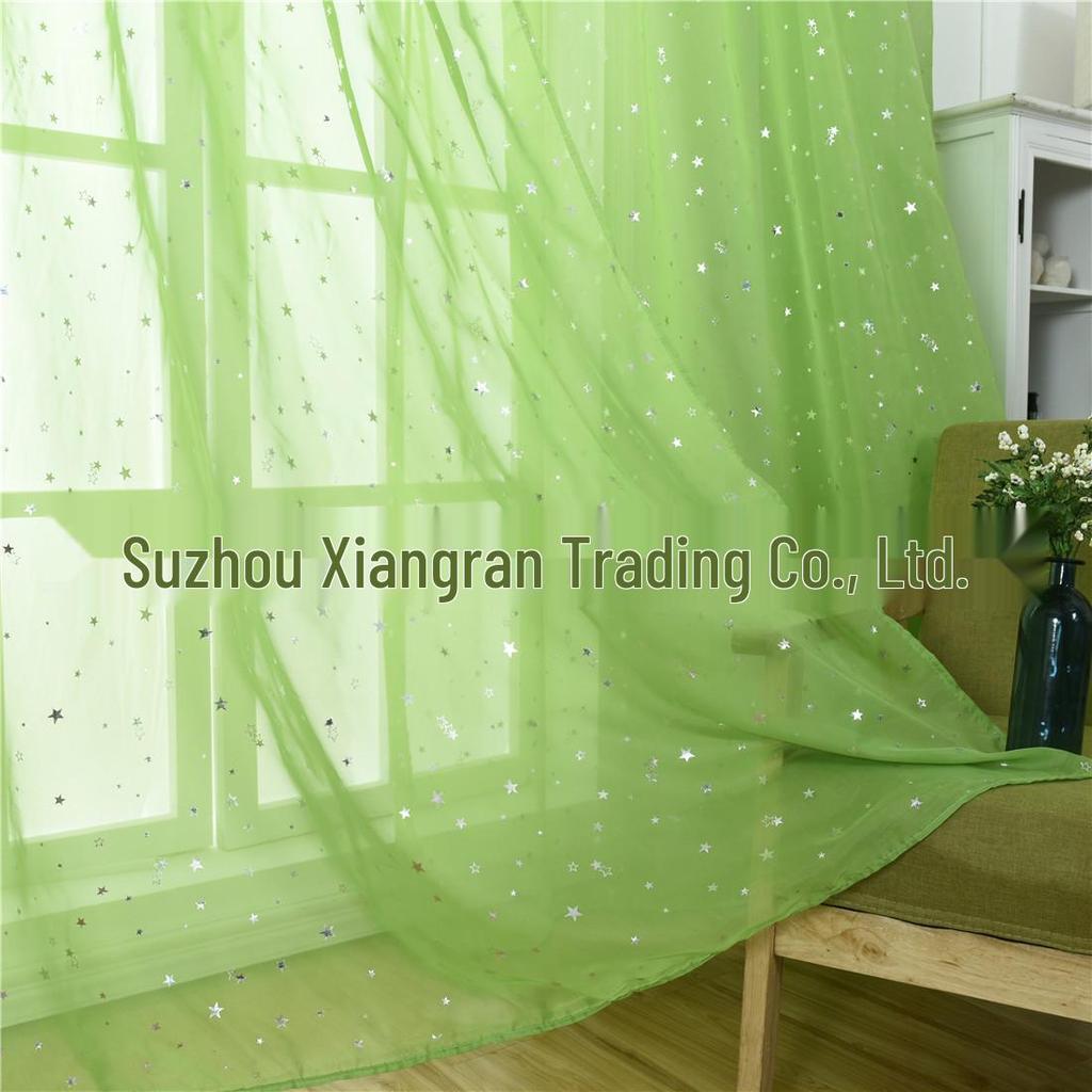 2025 Pastoral Fresh Star Curtain for Living Room and Bedroom