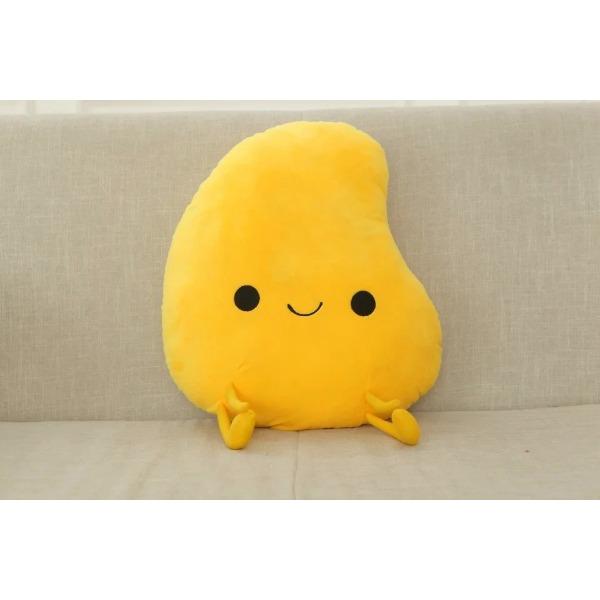 Cute Cartoon Fruit Plush Toy Peach Mango Orange Pear Stuffed Pillow Home Deco Birthday Gifts