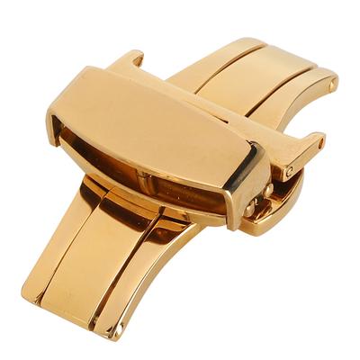 Stainless Steel Watch Clasp Buckle Watchband Clasp Replacement Accessory Gold20mm