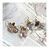 [Surgical Stainless Steel 316] Earring Hooks Gold 100 Pieces with Spring Type A Handmade Metal Allergy Prevention Accessory Parts