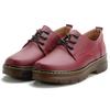 Retro Casual British Style Spring and Autumn Beef Tendon Black New Commuter Comfortable Mother Thick Bottom