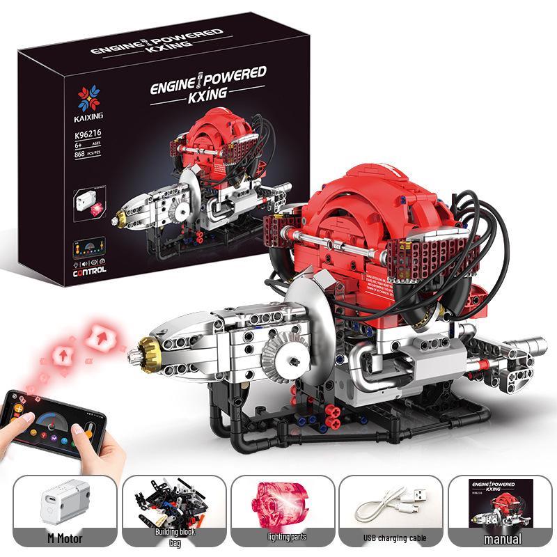 Kit de robot programmable télécommandé avec blocs de construction pour l'exploration scientifique éducative