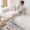 New Sofa Cushion, Universal Non-Slip In All Seasons, Modern White Pad, Light Luxury Seat Cushion, Leather Custom Cover Cover Cloth