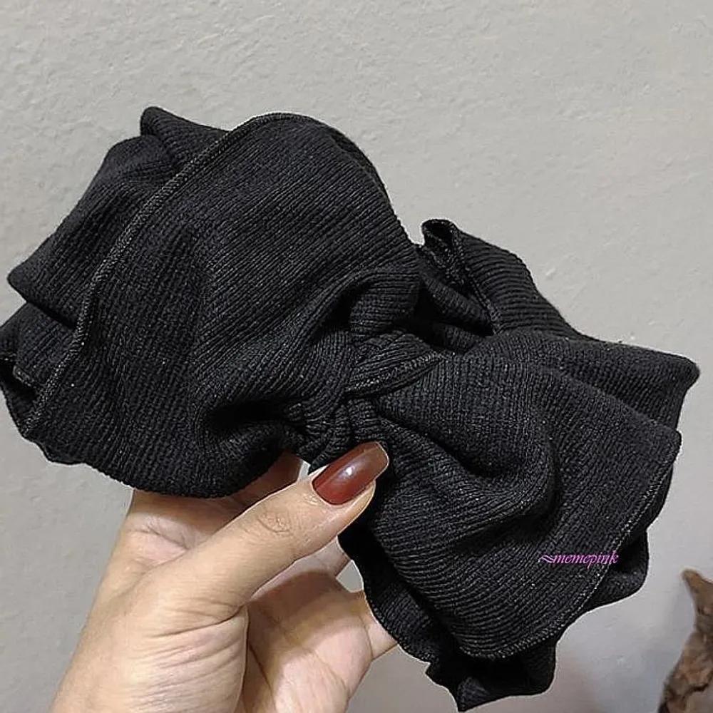 Hairband bandana hair headband wide turban women ribbon def698 Beige - Free