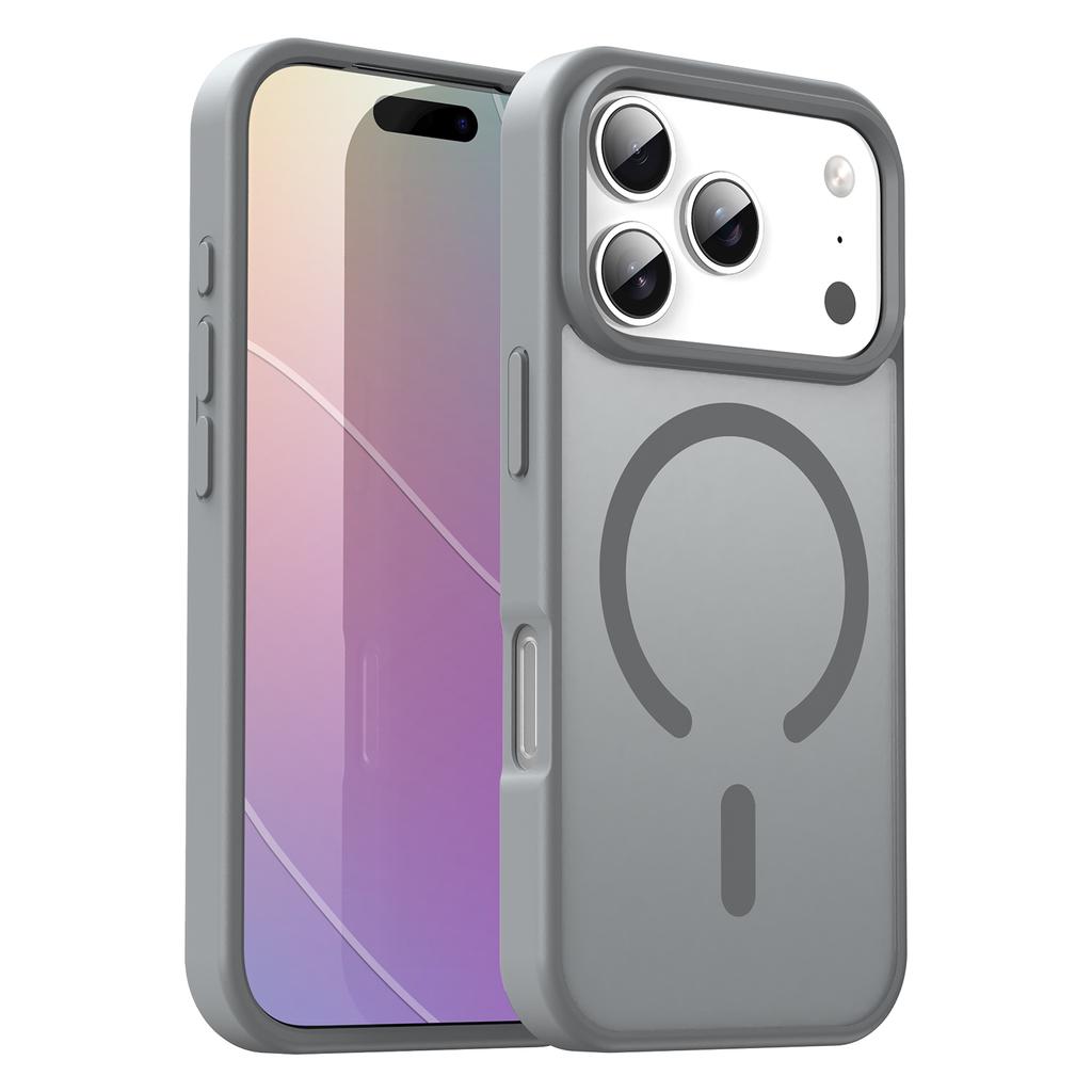 iPhone 17 Pro Magsafe Phone Case,Translucent Matte Shockproof Magnetic Phone Cover for iPhone 17 Pro