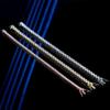 925 Silver Moissanite Bracelet 0.1ct 3mm D VVS1 Diamond with GRA for Women Sparkling Wedding Party Fine Jewelry