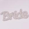 Exquisite Pearl Bride Rhinestone Letter Stickers for DIY Fashion: Clothing, Shoes, Hats Accessories