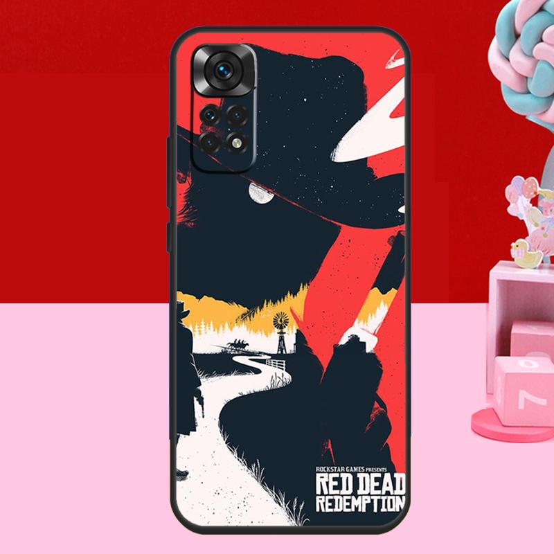 Red Dead Redemption 2 Pouzdro Pro Xiaomi Redmi Note 10 8 9 11 12 Pro 12 Turbo 9S 10S 11S 12S Redmi 9C 10C 12C Coque