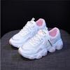 Scarpe da donna Sneakers alla moda con piattaforma in rete Scarpe in pelle Scarpe sportive casual traspiranti Socofy Scarpe basse da donna