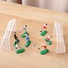 Set mit 9 Fußballfiguren für Geburtstagstorten und Cupcakes – Lustige Tortendekoration zum Selbermachen