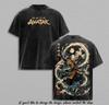 Avatar: The Last Airbender Oversized T-Shirt, Vintage Washed Anime Tee (Double-Sided)
