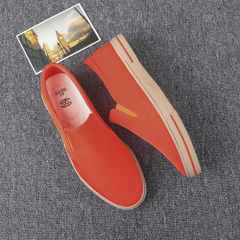 

Кеды мужские парусиновые, кеды для скейтборда, повседневные кеды 8 44 оранжевый