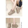 Shoes Women's New Fleece Thickened Warm Snow Boots Casual Fashion Versatile Velcro Non-slip Mom Shoes