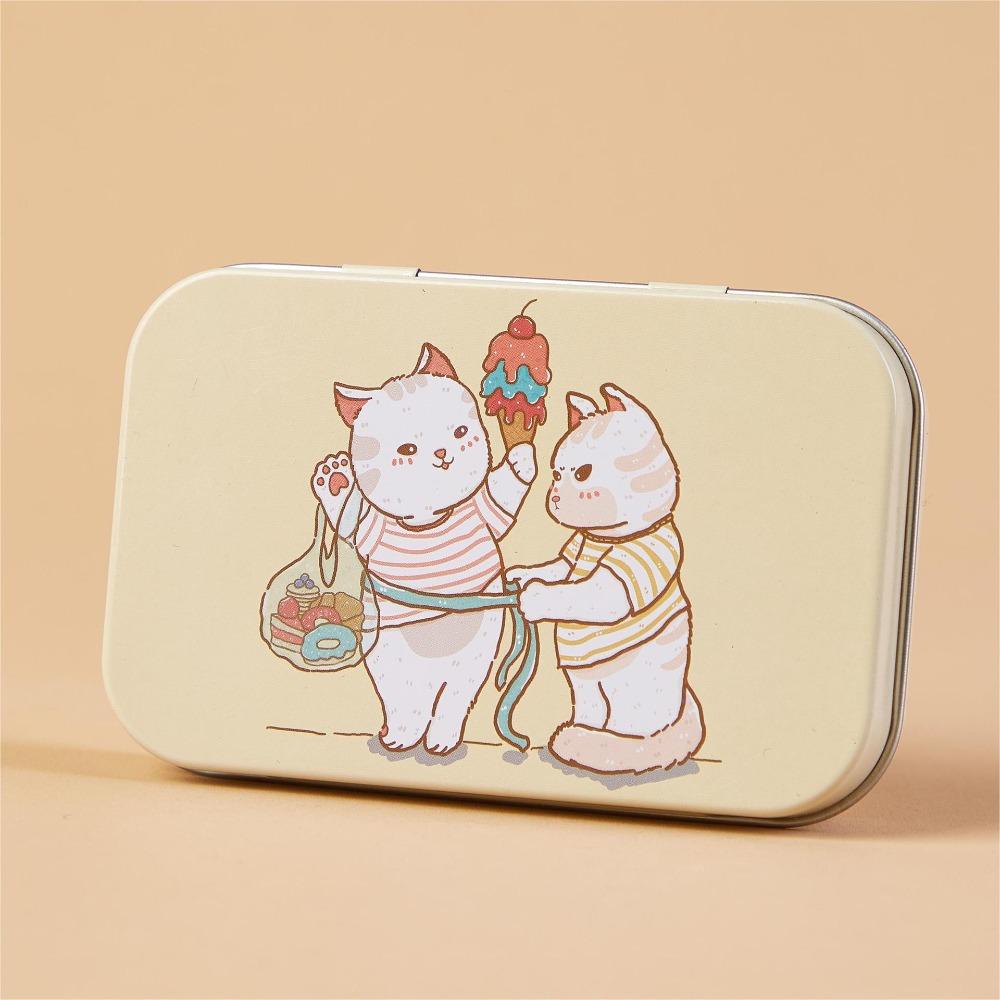 Cute Photo Storage Box Dustproof Container Case New Photo Keeper Cases  Small Stationery