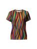 European and American Fashion Plus Size Women's Round Neck Casual Short-sleeved Tops