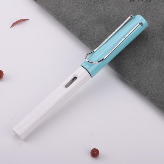 Penne stilografiche da 0,38 mm Penne da scrittura lisce con pennino EF in plastica cava creativa per la scuola