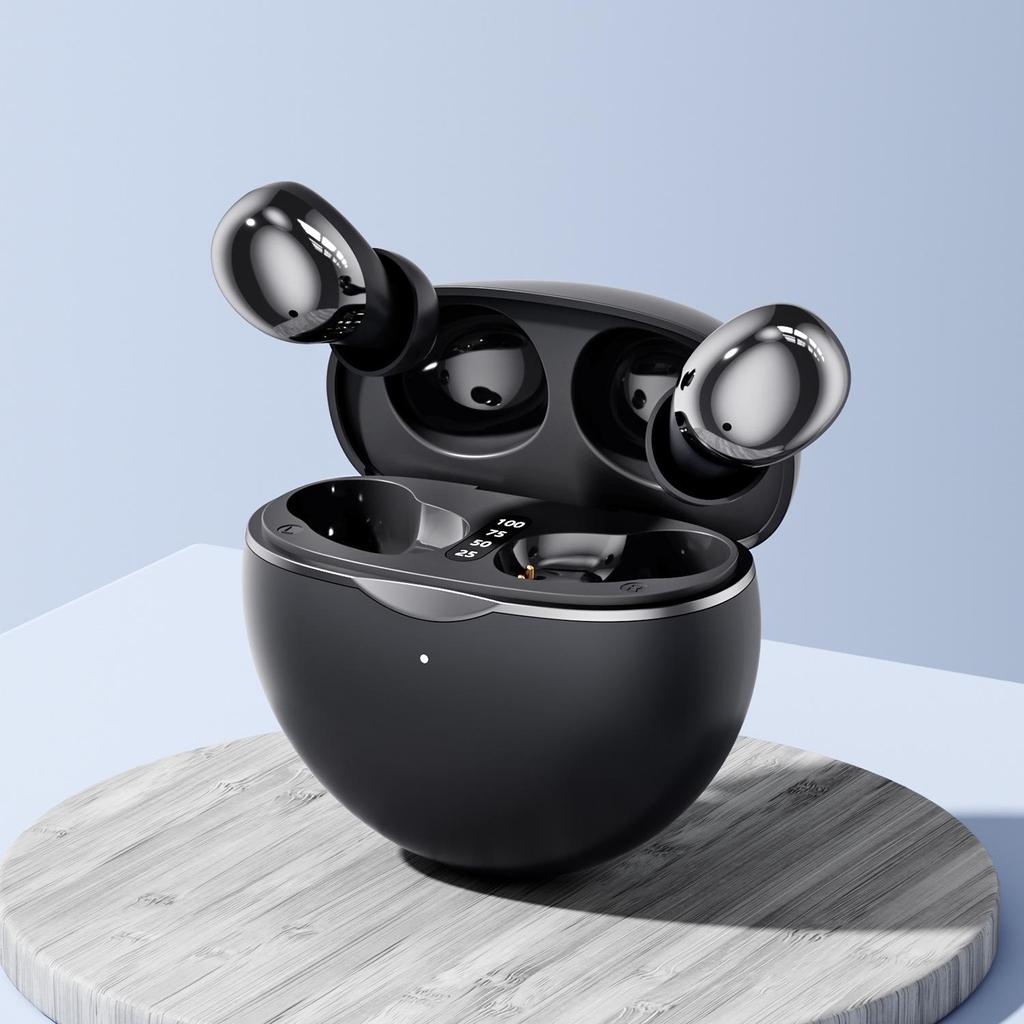New Mini Bean-Shaped True Wireless Bluetooth Earbuds - Long Standby, High-Quality In-Ear Earphones