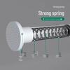 Punch-Free Telescopic Shower Curtain and Clothes Drying Rod