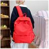 Student schoolbag Mori solid color versatile leisure large-capacity backpack campus class outdoor travel backpack