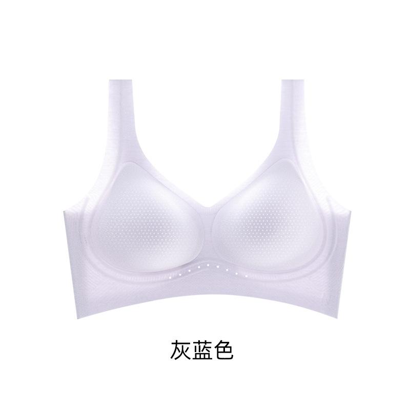 Versatile and Seamless, Breathable, Gathering, Cool Feeling, Anti-sagging, Sub-breast Vest Underwear, Thin Women's Bra