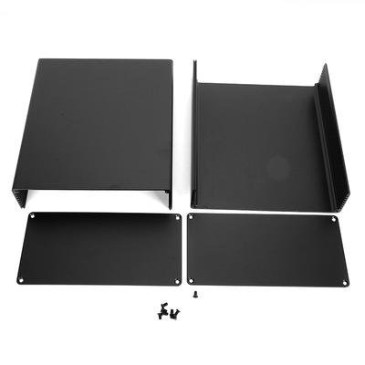 Boîtier en aluminium, boîte de jonction PCB, accessoire de circuit imprimé, sable noir pour GPRS