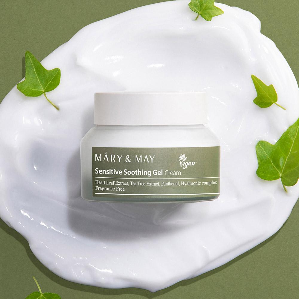Mary&May Sensitive Soothing Gel Cream 70ml - Calm Relief Balance, Korean