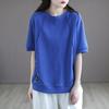 Short-sleeved T-shirt Women's Summer Trendy Design Sense Niche Loose All-match Large Size Round Neck Top Fashion