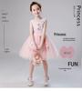 Children's Formal One-Shoulder Princess Dress - Fashionable, Slimming, Fluffy Gauze for Vocal Performance and Art Exams