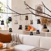 Halloween Acrylic Calendar Countdown Decoration with Designs for Home Party Table Decor