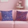 classic pattern Indian Ethnic Pattern Cushion Cover Soft  EasyWash Pillow Case  Versatile for Couch Bed Travel and Office