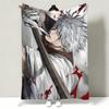 Anime G-Gintama Throw Soft Warm Flannel Throw Blanket, Multi-use for Sofa Bed Office Nap