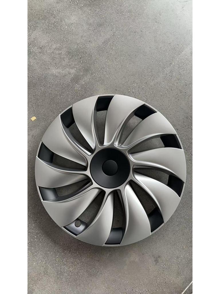 Model Y 19" Cyclone Wheel Hub Covers: Full Wrap, Anti-Scratch, Decorative Modification. Designed for the updated version.