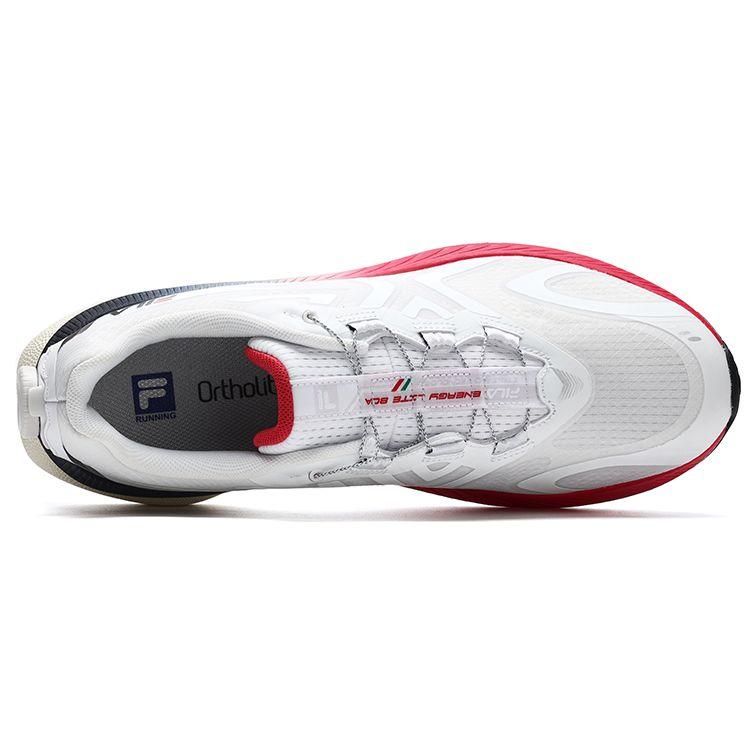 FILA Athletics Energy Comfortable Fabric Low-Top Casual Running Shoes Men sneaker FILA-White A12M241110FWT