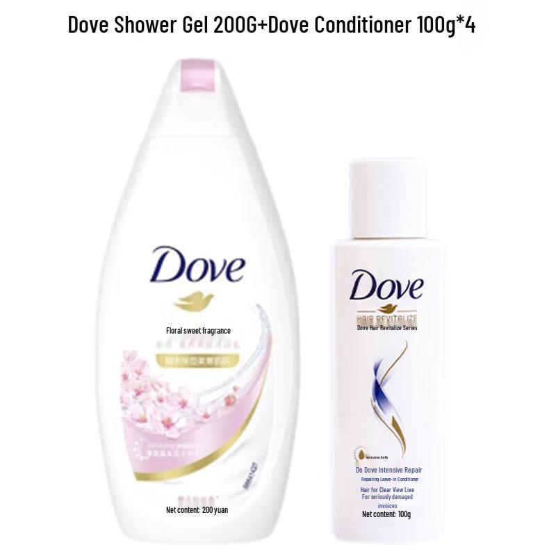 DOVE Cherry Blossom Nourishing Shower Gel Set