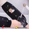Women's Extra Long Autumn/Winter Kitchen Sleeves – Waterproof, Oilproof, Anti-Stain, Ribbed Cuffs. Cute Protective Oversleeves for Household Tasks.