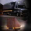 Aoling 10 Pcs Side Markers, LED Amber Truck Marker Lamp RV Bus Shoulder