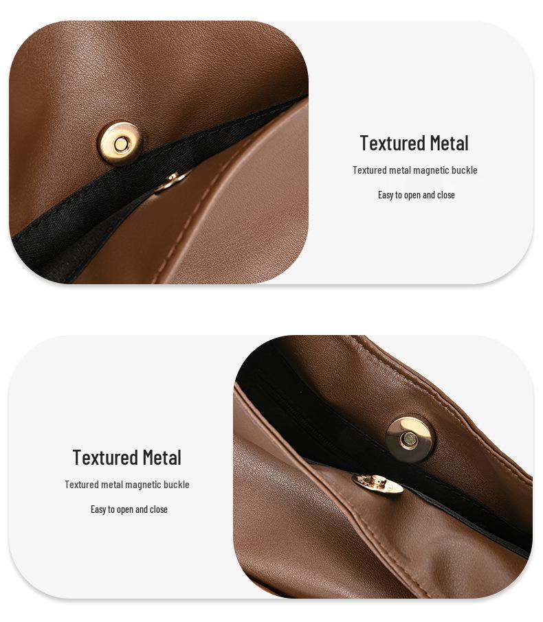 Large Capacity Soft Leather Crossbody Tote Bag for College Students and Ladies, Ideal for Autumn and Winter.