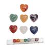 Chakra Stone Promote Positive Energy Decorative Balancing Reiki Healing Stone for Meditation Yoga Heart Shaped Chakra