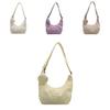 Solid Color Letter Decor Large Capacity Women Crossbody Bag With Coin Purse For Daily Use