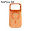Frosted Matte Translucent Magnetic Case For iPhone 17 17Pro 17Air 17 Pro Max Metal Bracket For Magsafe Wireless Charge Cover