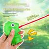 Creative Fidget Decompression Pinch Toy Frog Dinosaur Sticking Tongue Out Relieve Stress Children Fun Squeeze Interactive Toys