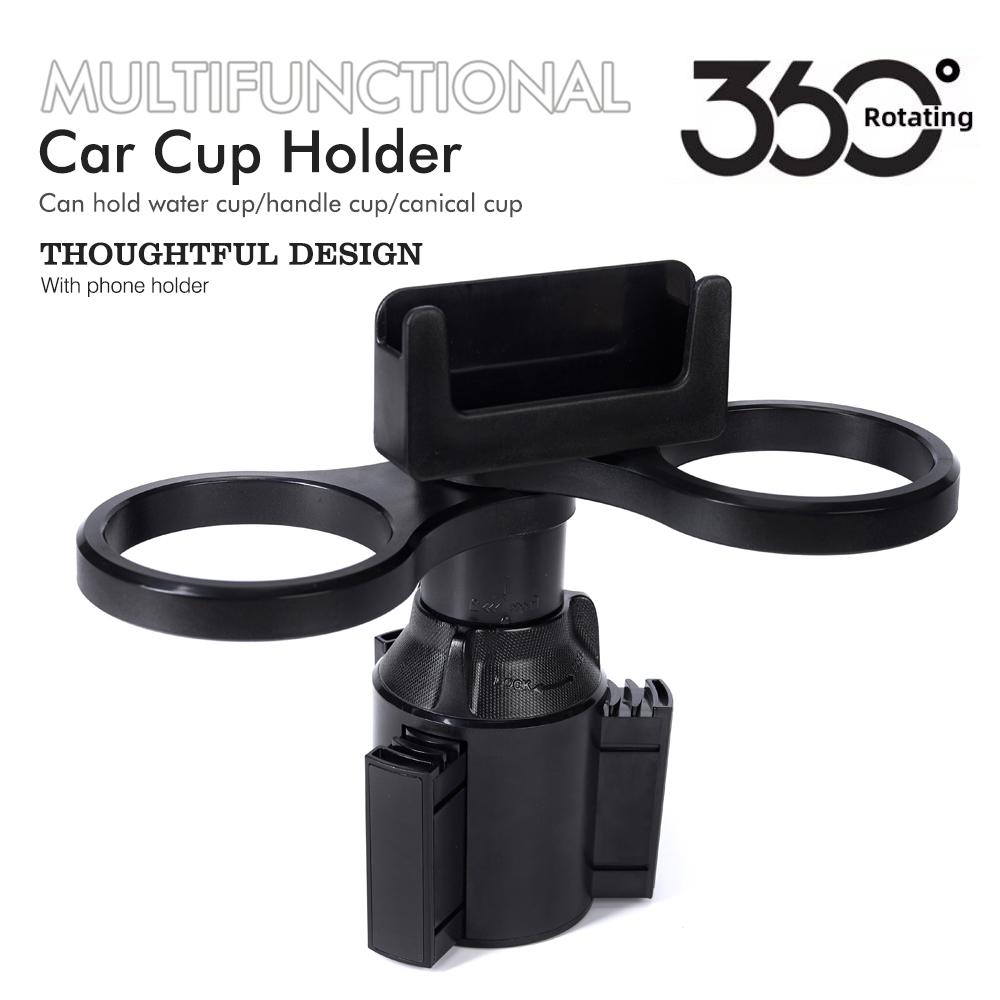 Car Phone Holder Multi Cup Holder Car Mug Holder Modified Coaster Car Cup Holder Drink Holder Rotatable Car Cup Holder
