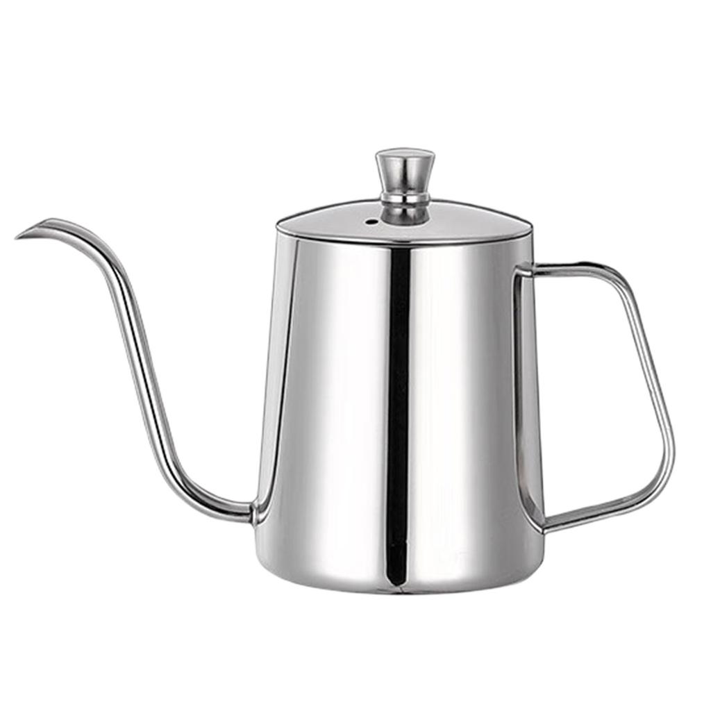 Coffee Hand Brewing Pot Stainless Steel Pour Over Kettle Gooseneck Coffee Pot Kitchen Tools for Home Office Enduring