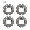 Multi Power Tool Oscillating Saw Blade Adapter 4Pcs with Shank Compatible with Multiple Accessories for Woodworking