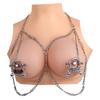 Adjustable Metal Breast Labia Clip Non-Piercing Adjustable Metal Nipple Clamps on Rings Breast Women's Nipple Clip Stimulator