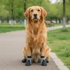 4pcs/set Thickened Anti-Slip Dog Shoes Warm Puppy Socks Booties Dog Cotton Shoes  Mountain Hiking