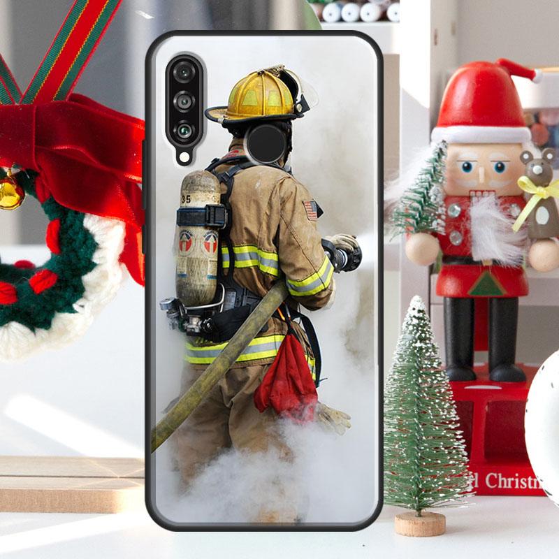 Firefighter Heroes Fireman Cool For Huawei Nova 5T 9 10 SE 7i 8i 11i 12i Y73 Y72 Y61 Y91 Y60 Y70 Y90 P20 P40 P30 Lite Case