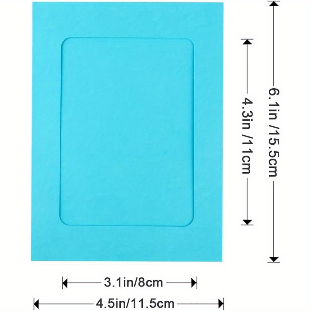 20pcs Paper Photo Frame, 4x6 In Photo with Clip, for Back To School Decoration, Hanging Photo Display, Suitable for Home, Dormitory Decoration